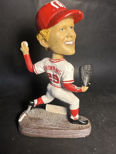 Tom Browning BOBBLEHEAD Billings Mustangs Montana 1982 Amp Cincinnati Reds - Picture 4 of 11