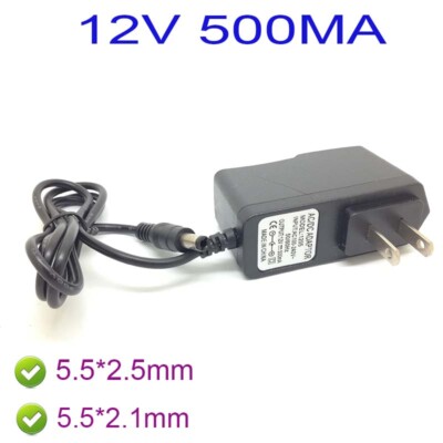 5v Power Supply DC 12V 2A Power Supply [2Amp 2000mA] 24W AC Adapter, 10ft DC In 12V Power Cord For LED Strip Lights Speaker CCTV Camera Router, 5.5x2.5mm/2.1mm Plug Low Voltage Transformer - Foto 2