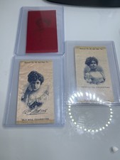 Lot (3) 1911 S74 Silks VG Old Mill Cigarettes Starlets Crossman Red Silk Actress
