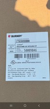6000x Burndy CT50300SSBB0 50lb UV Black Nylon Cable Ties w/ SS Barb New Case ABB