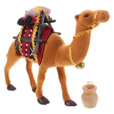 Realistic Big Camel Figurine 11.4.X8.6inch Lifelike Desert Animals Model Stan...