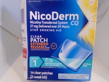 Clear Nicotine Transdermal System Patch Step ONE 14 Patches