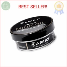 ARIAT Mink Oil Paste for Leather and Vinyl, 4.2 ounce Tin (130grams)