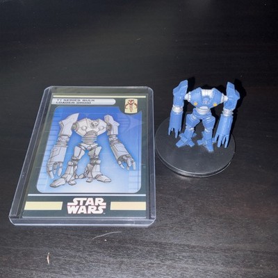WOTC Star Wars Miniatures KOTOR T1 Series Bulk Loader Droid 50/60 with Card