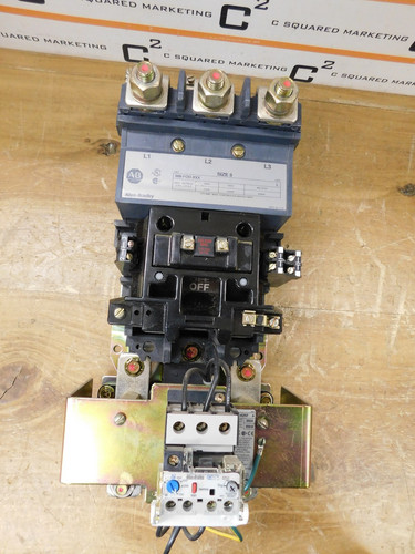 Allen Bradley 509-FOD-XXX Series L Size 5 Starter 200 HP used CSQ