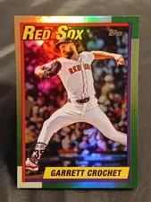 2025 Topps Update ✨Retro 1990 Holo Foil✨#U90-40 Garrett Crochet - Boston Red Sox