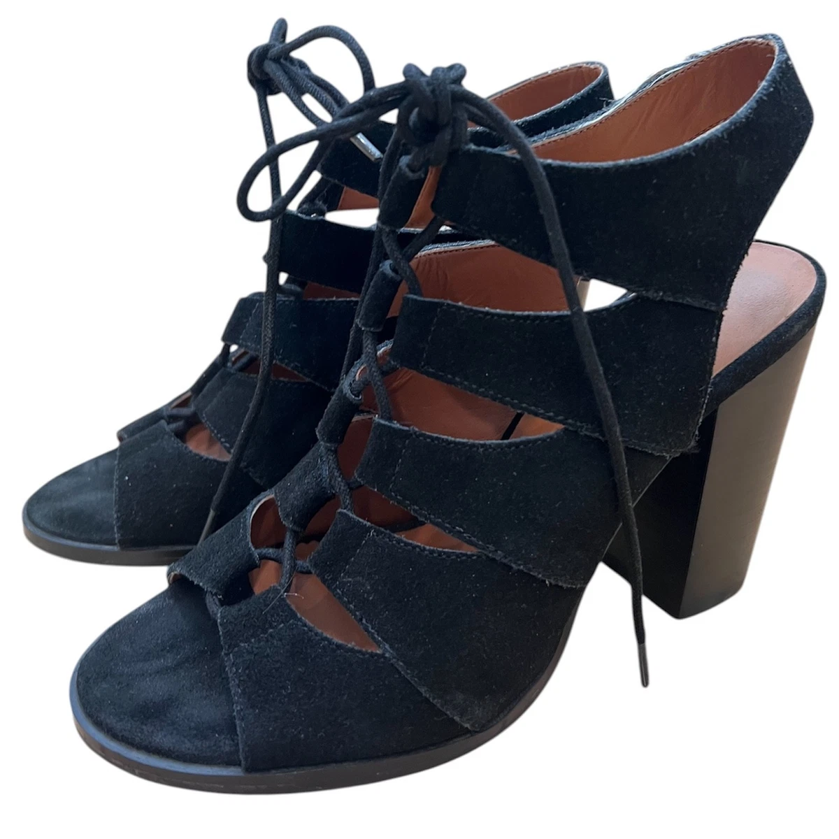 Saks Fifth Avenue Navy and Red Sandals Beachbird Leather Thong Sandal - Navy/Red | beek main image 4