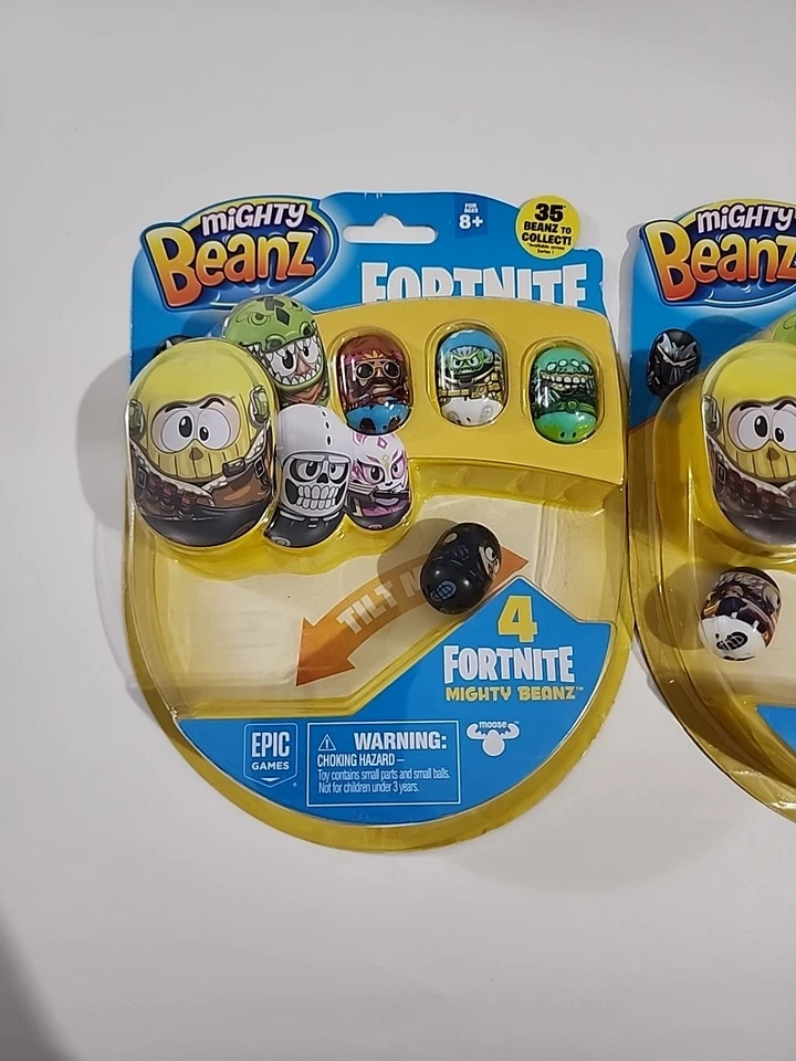 Paquete de 4 frijoles Mighty Beanz Fortnite nuevos  Foto 3 de 4