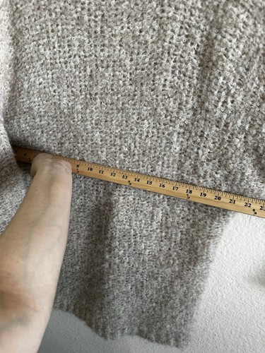 Free People She’s All That Sweater Size s Tan/oatmeal Alpaca Blend Turtleneck - Picture 6 of 10