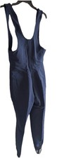 Vintage Obermeyer Ski Bib Pants Womens 10 Navy Stirrup Wool 80s 90s. Ships Free