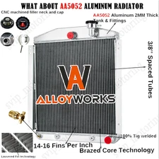 4Rows Radiator FIT 1948-1954 Chevy GMC Truck 3100 3600 3700 3.7L/3.8L/4.1L/4.3L