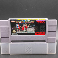 Tecmo Super NBA Basketball (SNES, 1993) NTSC-U/C Authentic Cart Only