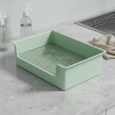 Gittertablett Katzentoilette erhöhte Seitenwände Hase Töpfchen Tablett gleichmäßige Kanten