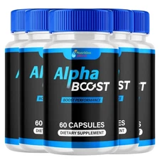 Alpha Boost Advanced Supplement for Men with Natural Ingredients 300 Capsules