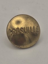 Vintage Crosville Motor Services Brass Bus Uniform Button Buttons Ltd Birmingham