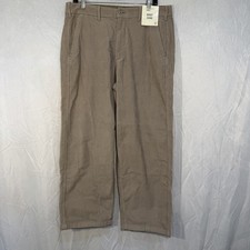 Abercrombie  Fitch Baggy Chino Pants Men  s 34x30 Beige Khaki New Loose