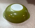 Vintage Pyrex Olive Green 024 2Qt Round Casserole Dish with Pyrex Lid
