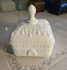 Vintage Tiara Indiana Glass Milk Glass (white) Honey Bee Box
