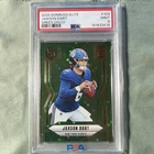 Panini 2025 Donruss Elite Jaxson Dart RC #103 Green Disco PSA 9 Giants