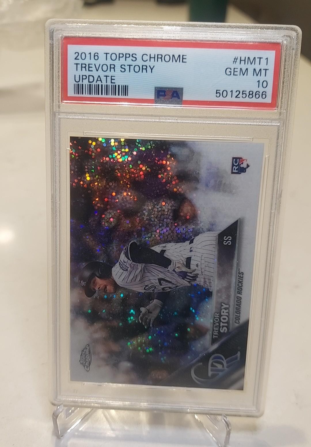 2016 Topps Chrome Update #HMT1 Trevor Story PSA 10