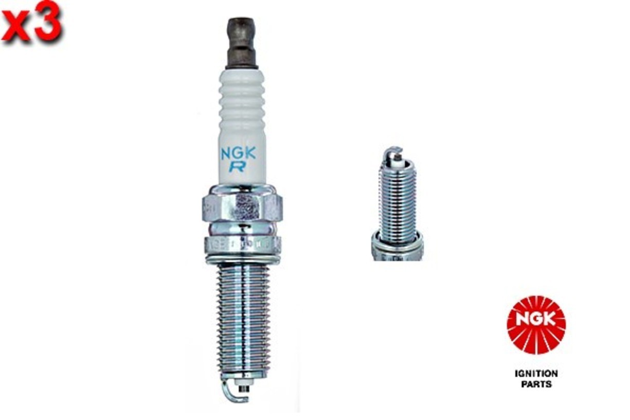 NGK 3x Spark Plug For SMART Fortwo 07- 1822A036