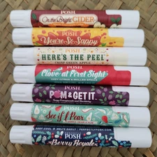 Perfectly Posh Set of 7 Different Flavored Lip Balms Retired 
