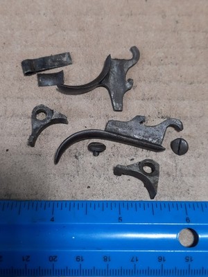 NR Davis & co Damascus SxS 12 Ga Trigger Parts