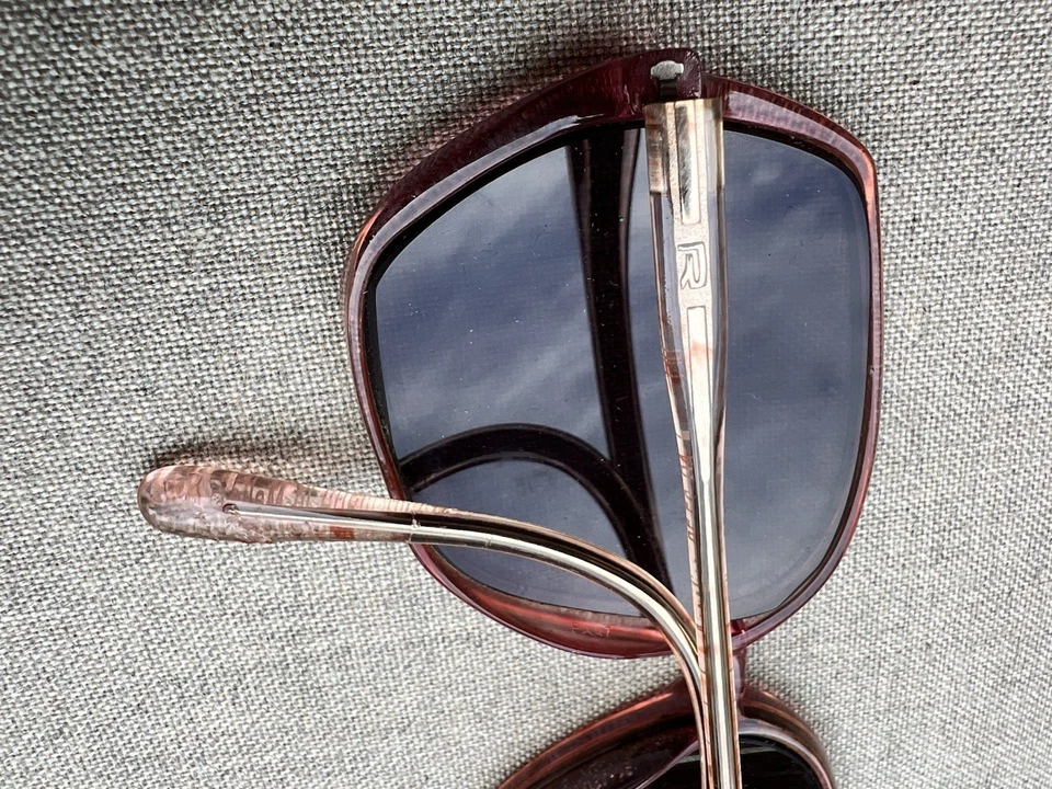 Gafas de sol vintage con receta Rodenstock, Angelina. Impresionantes marcos rosa/rosa. Foto 2 de 4