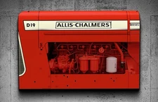 Wow!! Curved  Allis Chalmers D19 Tractor  Farm 3D Sign Advertising