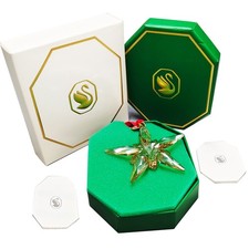 2025 Swarovski 5701826 Crystal Large Ornament Annual Edition Limited Xmas