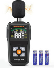 Fonometro Professionale Certificato , Alta Precisione ±1.5 Db (30-130 Db) Fonome