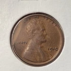 1910 Lincoln Wheat Cent Philadelphia Mint AU (Lot0607)