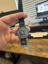 Mission to Neptune Bioceramic Speedmaster Moonphase Watch