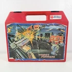 Vintage Transformers Organiser Cassette - Hasbro 1984 Red Poor Condition
