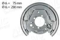 Aic Spritzblech Bremsscheibe 58834 Stahlblech FüR Toyota Avensis Vvt ZZT250_ Cat