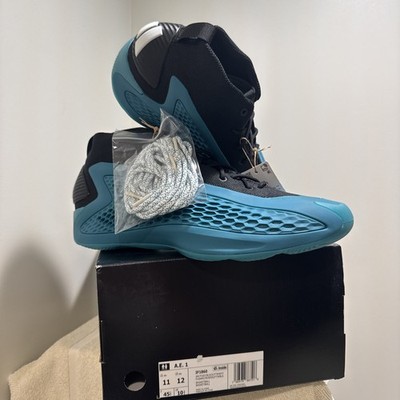 adidas AE 1 Anthony Edwards Basketball Shoes Teal Black IF1860 Mens Size 12 IF1860] Mens Adidas A.E. ANTHONY EDWARDS 1 | eBay main image 3