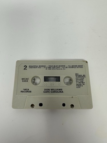Don Williams Cafe Carolina Cassette MCA Records - Picture 10 of 15