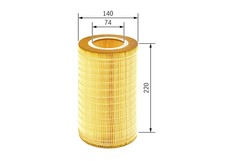 BOSCH Luftfilter F 026 400 204 Filtereinsatz für YS3E SAAB TiD