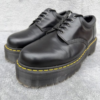 Dr Martens 8053 Quad Schuhe Herren UK 11 Glattleder Plateau
