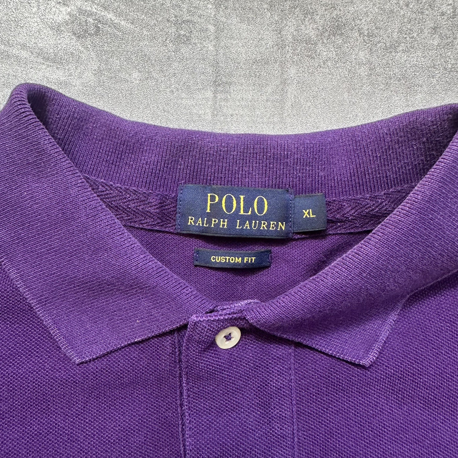 Polo Ralph Lauren Purple London City Polo Mens XL Chief Keef Style Rare Big Pony image 6