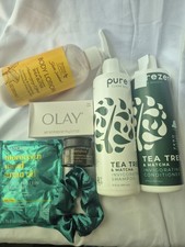 Self Care Bundle Shower Set Tea Tree Matcha Hair Skin Care Olay Gift Set
