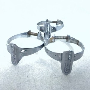 Shimano Brake Cable Guides Top Tube Clamps Clips Set Bands Vintage Set of 3