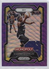 2024 Panini Prizm Monopoly WNBA Purple Wave Prizm Diamond DeShields #60 10t9