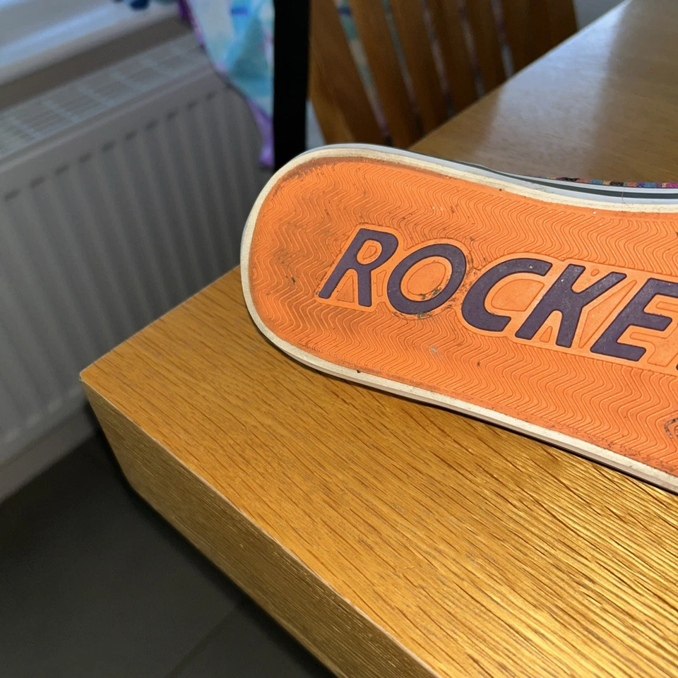 Rocket Dog Trainers Jazzin Rainbow Plush Foam Comfort Canvas Plimsole UK 7 - Image 2 of 4