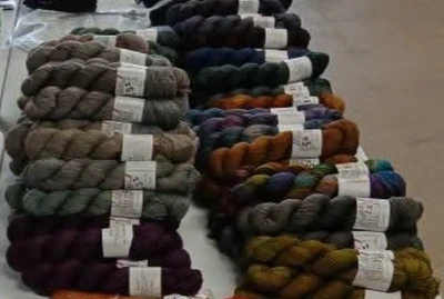 Townhouse Yarn Tara 4 Ply-Merino-Silk-Yak Blend Fingering-Hand Dyed in Ireland