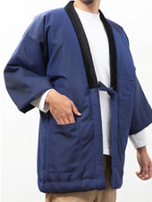 Japanese Kimono Hanten Warm Wear Winter Jacket Free size Made in JAPAN 196