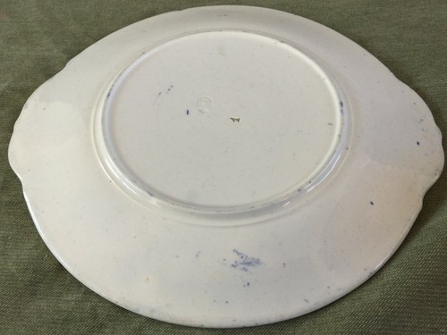 Antique Bonn Malta German Franz Ant Mehlem SERVING PLATE Blue/White Transferware - Picture 2 of 3