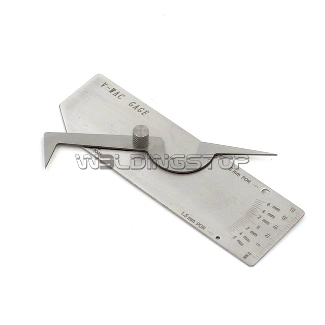 V-Wac Welding Gauge Weld seam Biting Edge Undercut Inspection Gage 4/"
