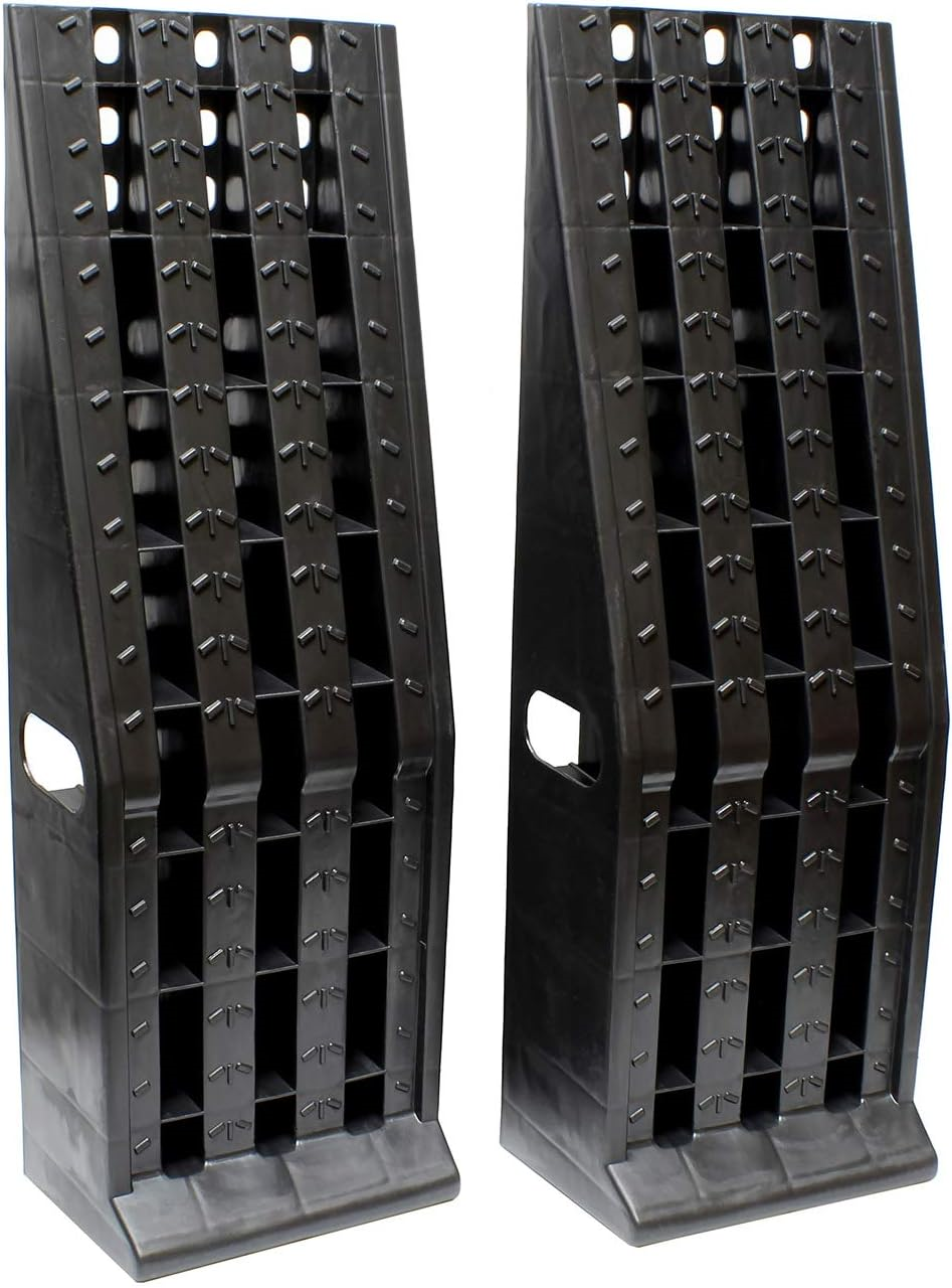 BISupply Vehicle Service Ramp Set 6.3in Car Lift 2 Ton Heavy Duty