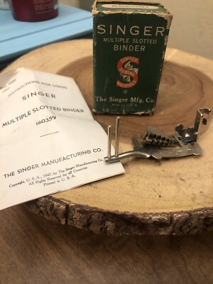 Singer Multiple Slotted Binder Attachment #160359 Featherweight